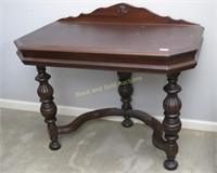 Antique Mahogany Three Leg Table/Desk