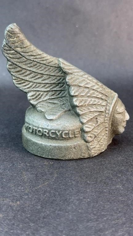 INDIAN MOTORCYCLE ADVERTISING PAPER WEIGHT