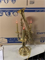 Trumpet Lamp OOAK Local Artist Created