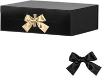 Extra Large Black Gift Box 16x14x5.3 Inches