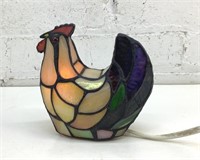 5.5" Stained Glass Rooster Light Works