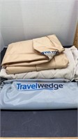 Travel wedge pillow