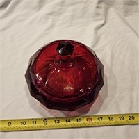 Viking Ruby Red 6861 Diamond Point