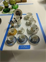 Cups And Saucers Etc As Shown