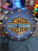 14” Round Harley Davidson Clock