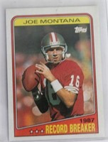 Joe Montana Football Card