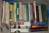 Box Lot Woodworking, Cooking, Reference Books
