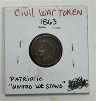 1863 CIVIL WAR TOKEN