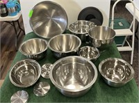 Misc Metal Bowls and strainers