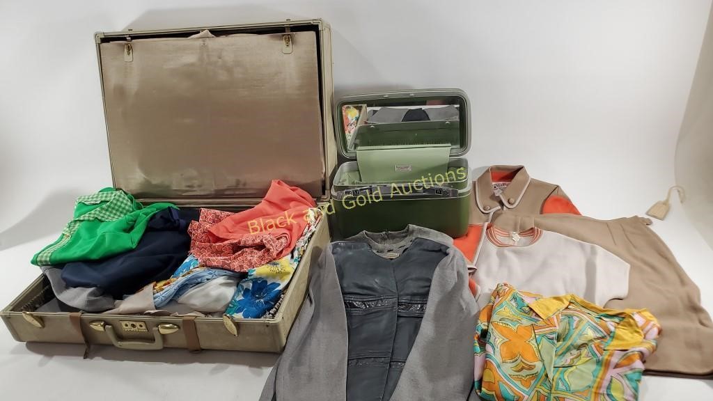 VTG Samsonite Suitcases & 60s Clothing