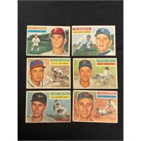 (10) 1956 Topps Baseball Cards