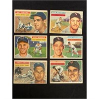 (10) 1956 Topps Baseball Cards