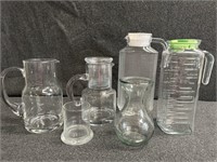 Bedside water crystal pitcher set (2)