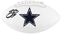 Autographed Emmitt Smith Cowboys Football