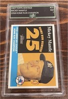 2007 Topps Heritage #25 Mickey Mantle Card