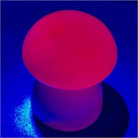 436 CTs Fluorescent Pink Calcite Mashroom