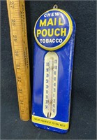 1959 Mailpouch Tobacco Tin Thermometer