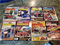 Lot of 8 vintage Car Hot Rod magaines