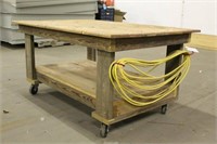 Work Table w/Electrical Outlet