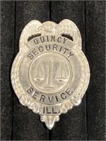 Quincy Security Service badge