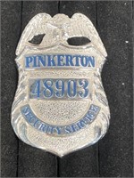 Pinkerton Security Service badge