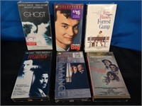 6 Vintage Sealed VHS Movies Ghost, Big ++