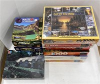 Lot of 10 puzzles