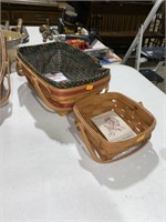 2 longaberger baskets