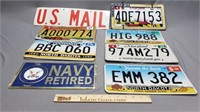 License Plates, Mail Sign