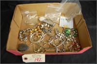 Costume Jewelry Bracelets, Bulova Watch Earrings