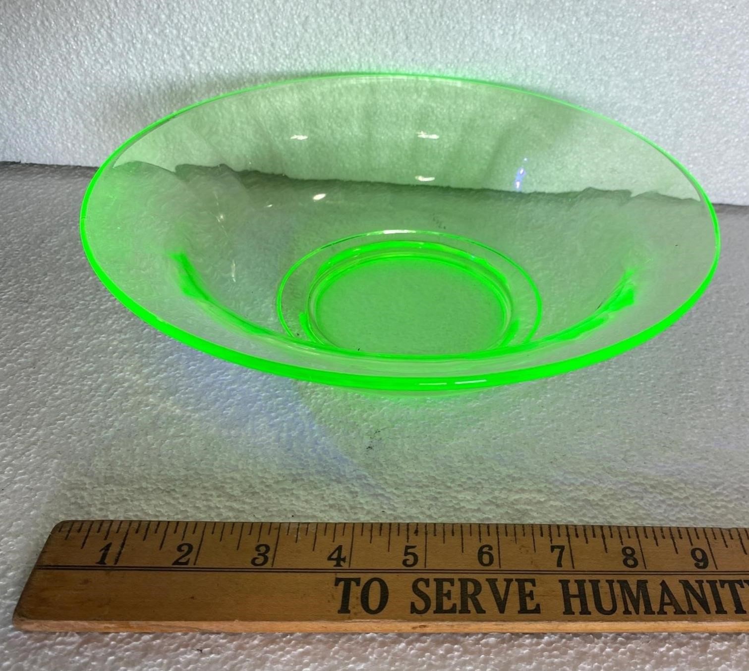 Uranium Glass Bowl