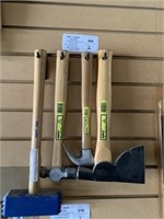 LOT OF ASSORTED HAMMERS