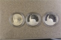 Lot of 3 1986 Liberty Half Dollar