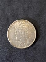 Peace 1922 S 90% Silver Dollar
