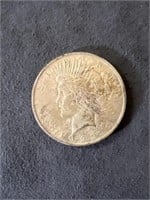 Peace 1923 90% Silver Dollar