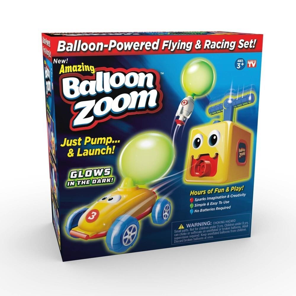 Balloon Zoom Balloon-Powered Flying and Racing Set
