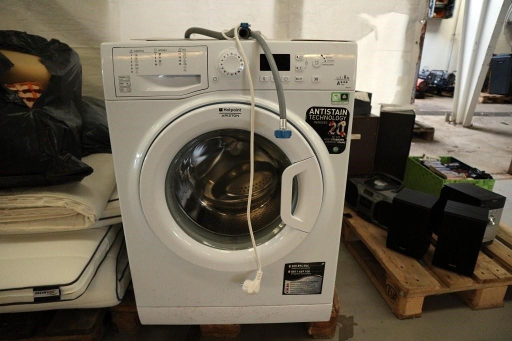 Mening sarkom hjemme Hot point Ariston vaskemaskine. | Campen Auktioner A/S