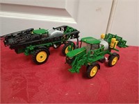 Two John Deere sprayers