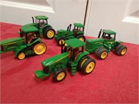 John Deere display tractors