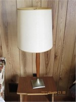 Mid-Century modern wooden table light set