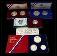 Lot: United States Silver Proof Sets & Coins.
