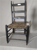 Early Ladder Back Chair with Splint Seat