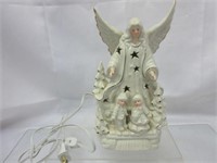 Lighted Porcelain Angel Figurine