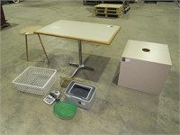 Tables, Box and Printer-