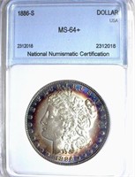1886-S Morgan NNC MS-64+ LISTS FOR $1150