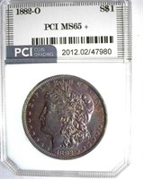 1882-O Morgan PCI MS-65+ Incredible Color