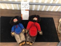 2 Inuit Dolls