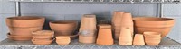 Lot Of Terra Cotta Pots And Planters