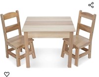 Melissa & Doug Tables & Chairs 3-Piece Set -