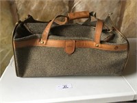Hartman Tweed & Leather weekender bag
